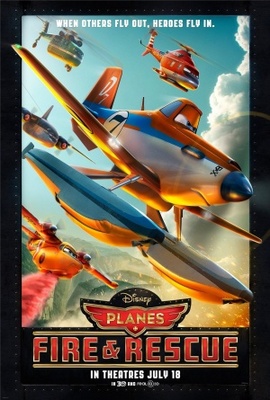 Planes: Fire & Rescue Wooden Framed Poster