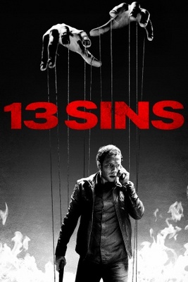 13 Sins Wooden Framed Poster