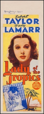 Lady of the Tropics Wooden Framed Poster