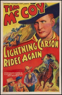 Lightning Carson Rides Again Metal Framed Poster