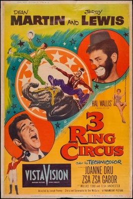 3 Ring Circus Wooden Framed Poster