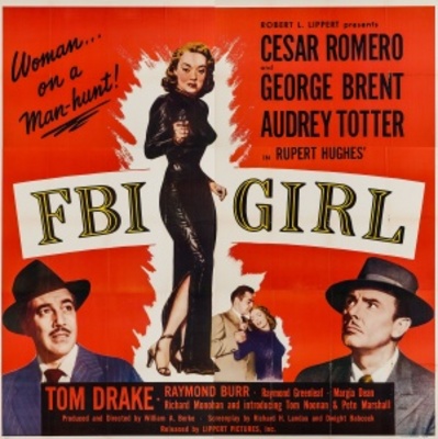 FBI Girl Wooden Framed Poster
