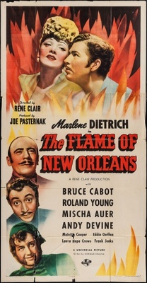 The Flame of New Orleans Wooden Framed Poster