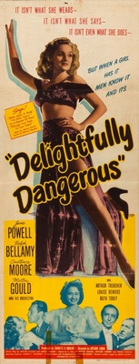 Delightfully Dangerous Wooden Framed Poster