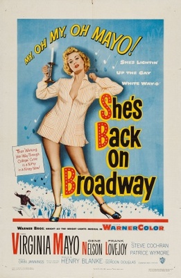 She's Back on Broadway Canvas Poster