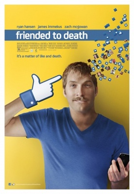 Friended to Death Poster with Hanger
