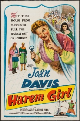 Harem Girl Wooden Framed Poster