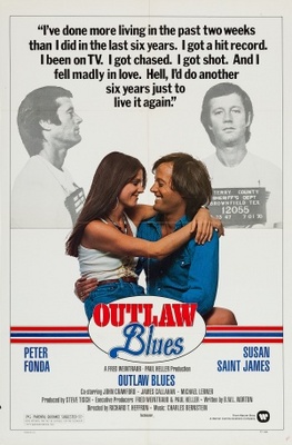 Outlaw Blues Wooden Framed Poster
