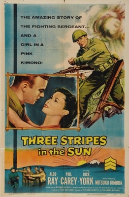 Three Stripes in the Sun Canvas Poster