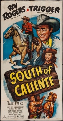 South of Caliente Poster with Hanger