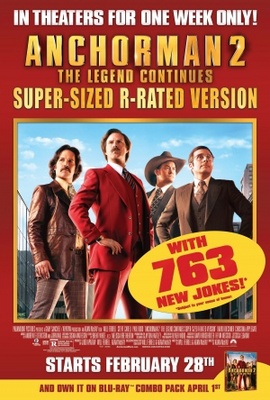 Anchorman 2: The Legend Continues Wooden Framed Poster