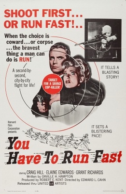 You Have to Run Fast Wooden Framed Poster