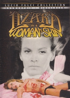 Una lucertola con la pelle di donna Wooden Framed Poster