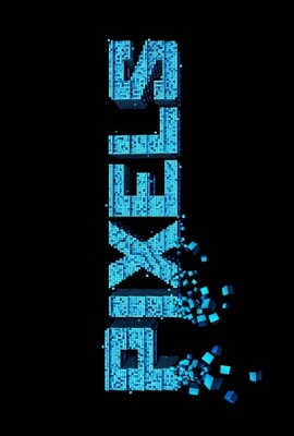 Pixels Poster with Hanger