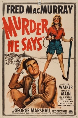 Murder, He Says Metal Framed Poster
