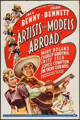 Artists and Models Abroad Wooden Framed Poster