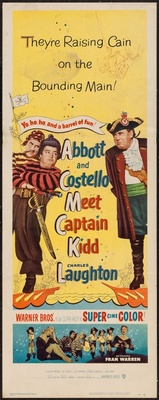 Abbott and Costello Meet Captain Kidd Wooden Framed Poster