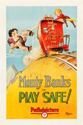 Play Safe Wooden Framed Poster