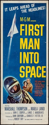 First Man Into Space Metal Framed Poster