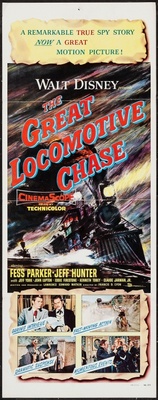 The Great Locomotive Chase Wooden Framed Poster