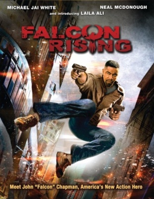 Falcon Rising Wooden Framed Poster