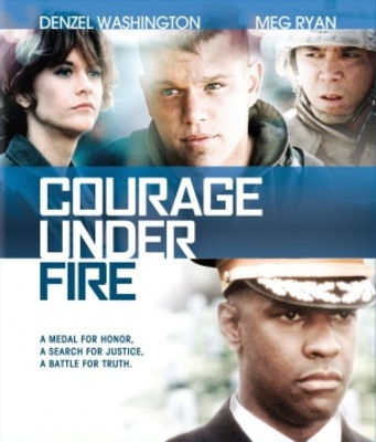 Courage Under Fire Wooden Framed Poster