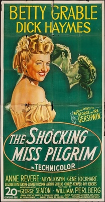 The Shocking Miss Pilgrim Wooden Framed Poster