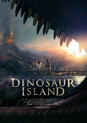 Dinosaur Island Canvas Poster