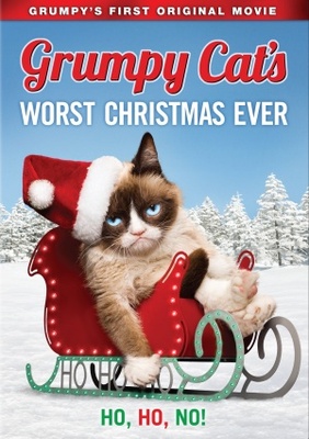 Grumpy Cat's Worst Christmas Ever Wooden Framed Poster