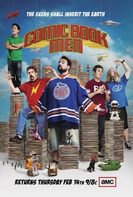 Comic Book Men Metal Framed Poster