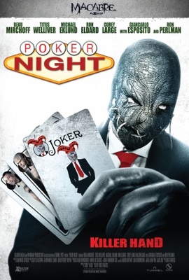 Poker Night Wooden Framed Poster