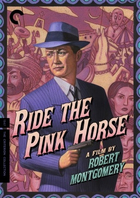 Ride the Pink Horse Wood Print