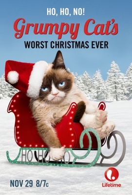 Grumpy Cat's Worst Christmas Ever Poster with Hanger