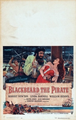 Blackbeard, the Pirate Metal Framed Poster