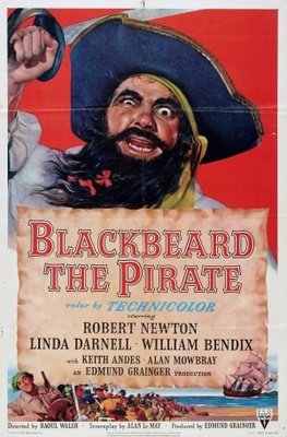 Blackbeard, the Pirate Wood Print