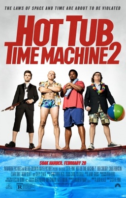 Hot Tub Time Machine 2 Wooden Framed Poster