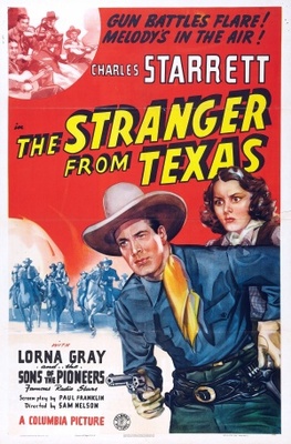 The Stranger from Texas Wooden Framed Poster