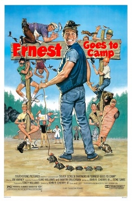 Ernest Goes to Camp Wooden Framed Poster