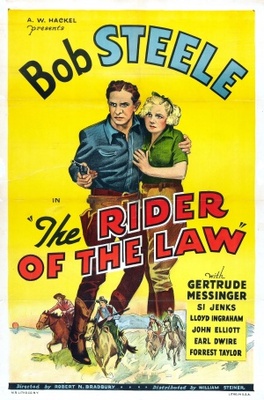 The Rider of the Law Wooden Framed Poster