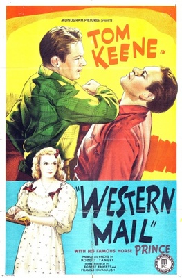 Western Mail Wooden Framed Poster