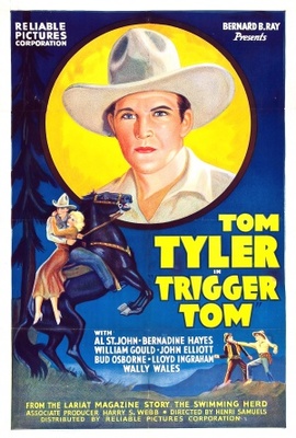 Trigger Tom Metal Framed Poster