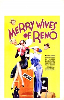 Merry Wives of Reno Wooden Framed Poster