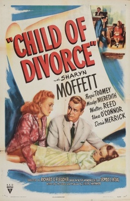 Child of Divorce Wooden Framed Poster