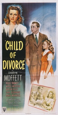 Child of Divorce Wooden Framed Poster