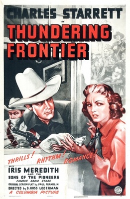 Thundering Frontier Wood Print
