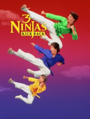 3 Ninjas Kick Back Wood Print
