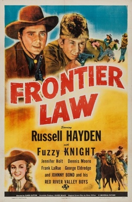 Frontier Law Canvas Poster