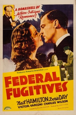 Federal Fugitives Wooden Framed Poster
