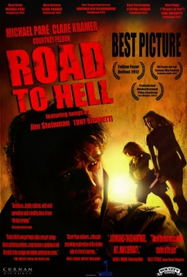 Road to Hell Wooden Framed Poster