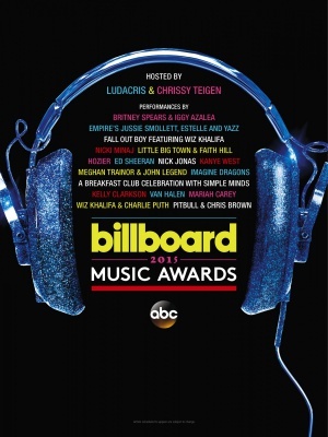 2015 Billboard Music Awards Wooden Framed Poster